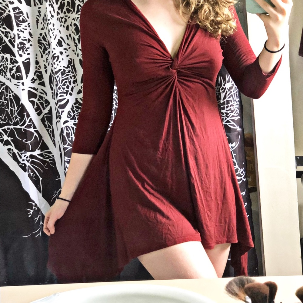 Karen Kane Sharkbite Mini Dress